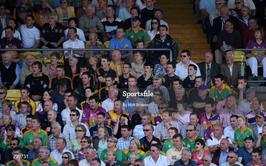 1 June 2008; The Meath bench in the main stand during the game against Wexford. GAA Football Leinster Senior Championship Quarter-Final, Meath v Wexford, Dr. Cullen Park, Carlow. Picture credit: Matt Browne / SPORTSFILE