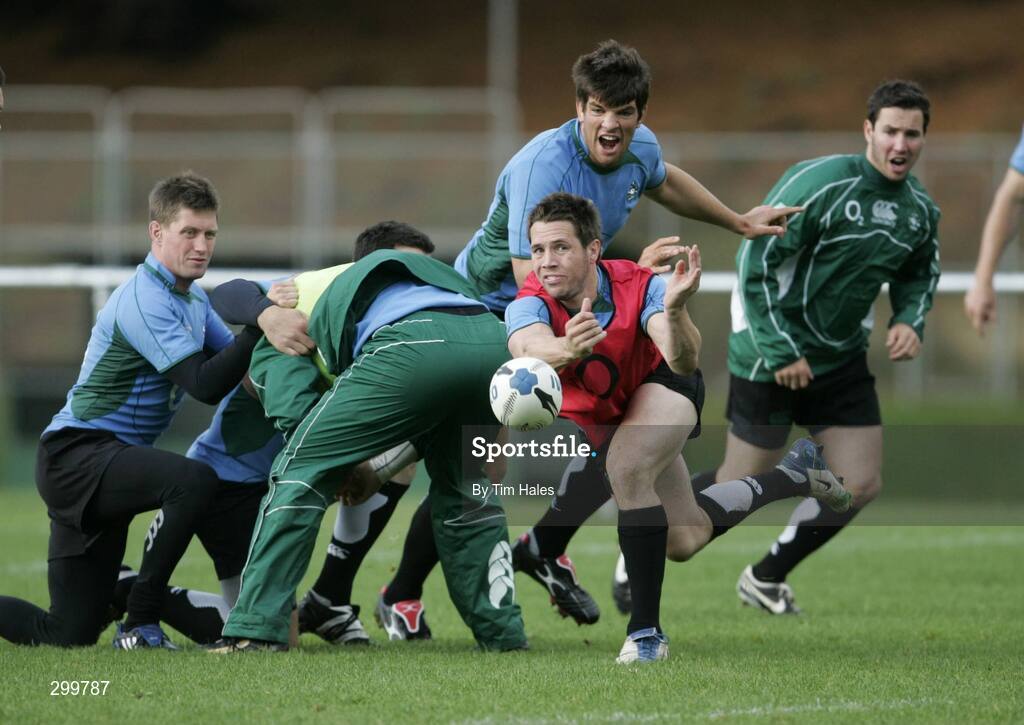 2 June 2008; Ireland's Isaac Boss in action during squad training. 2008 Ireland Rugby Summer Tour, squad training, Porirua Park, Wellington, New Zealand. Picture credit: Tim Hales / SPORTSFILE