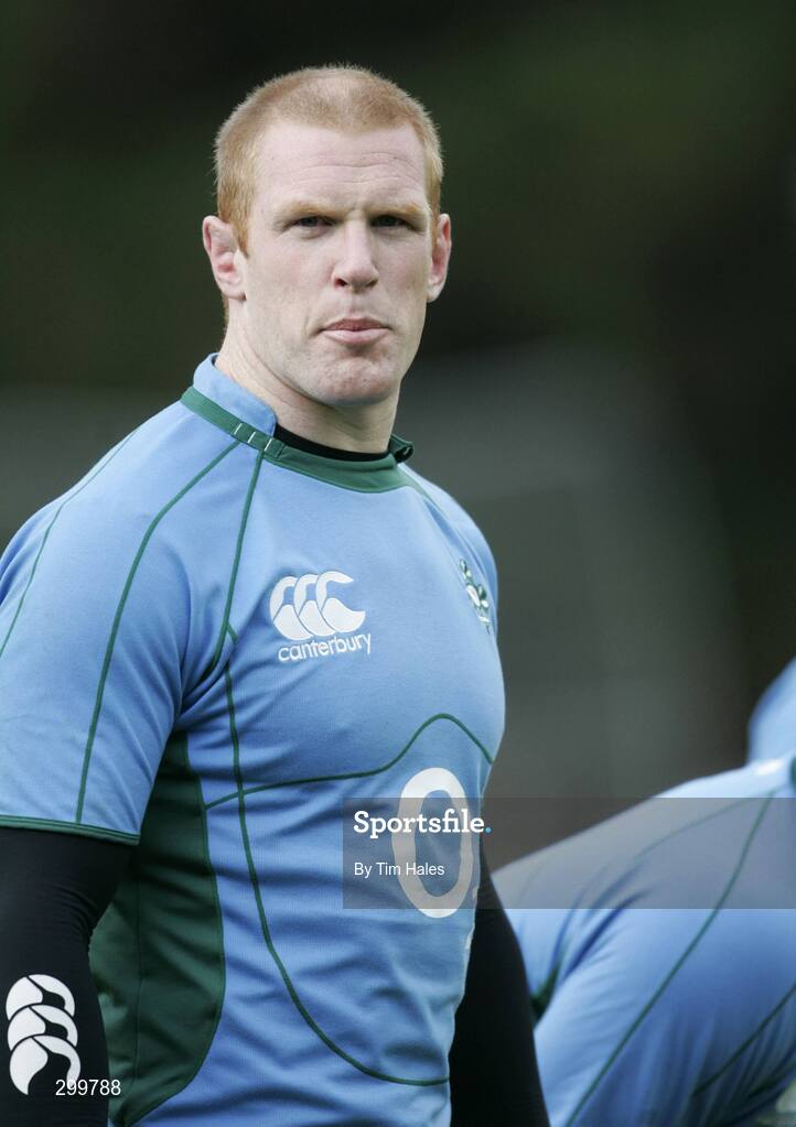 2 June 2008; Ireland's Paul O'Connell during squad training. 2008 Ireland Rugby Summer Tour, squad training, Porirua Park, Wellington, New Zealand. Picture credit: Tim Hales / SPORTSFILE