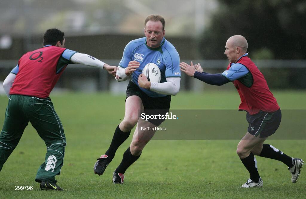 2 June 2008; Ireland's Mick O'Driscoll in action during squad training. 2008 Ireland Rugby Summer Tour, squad training, Porirua Park, Wellington, New Zealand. Picture credit: Tim Hales / SPORTSFILE