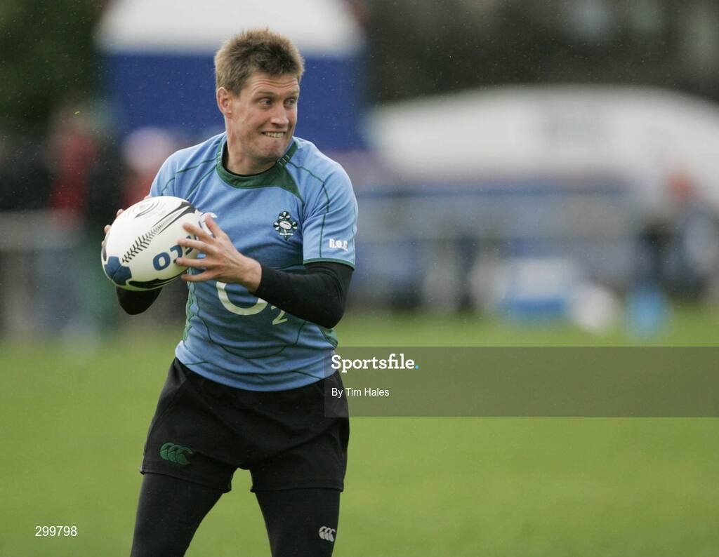 2 June 2008; Ireland's Ronan O'Gara in action during squad training. 2008 Ireland Rugby Summer Tour, squad training, Porirua Park, Wellington, New Zealand. Picture credit: Tim Hales / SPORTSFILE