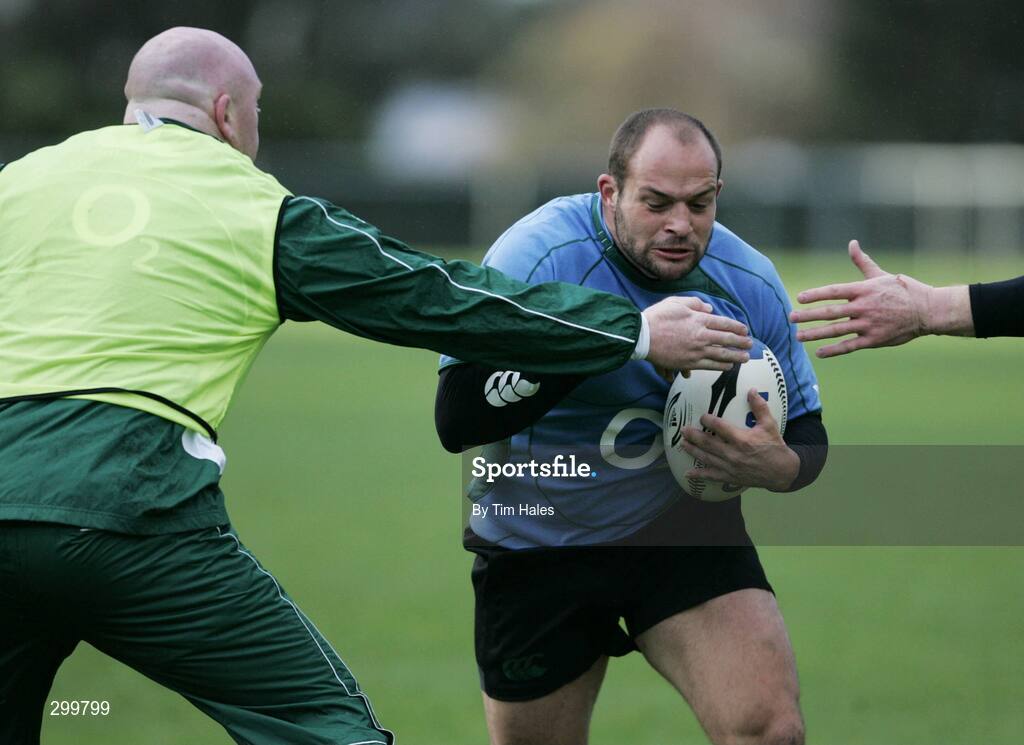 2 June 2008; Ireland's Rory Best in action during squad training. 2008 Ireland Rugby Summer Tour, squad training, Porirua Park, Wellington, New Zealand. Picture credit: Tim Hales / SPORTSFILE