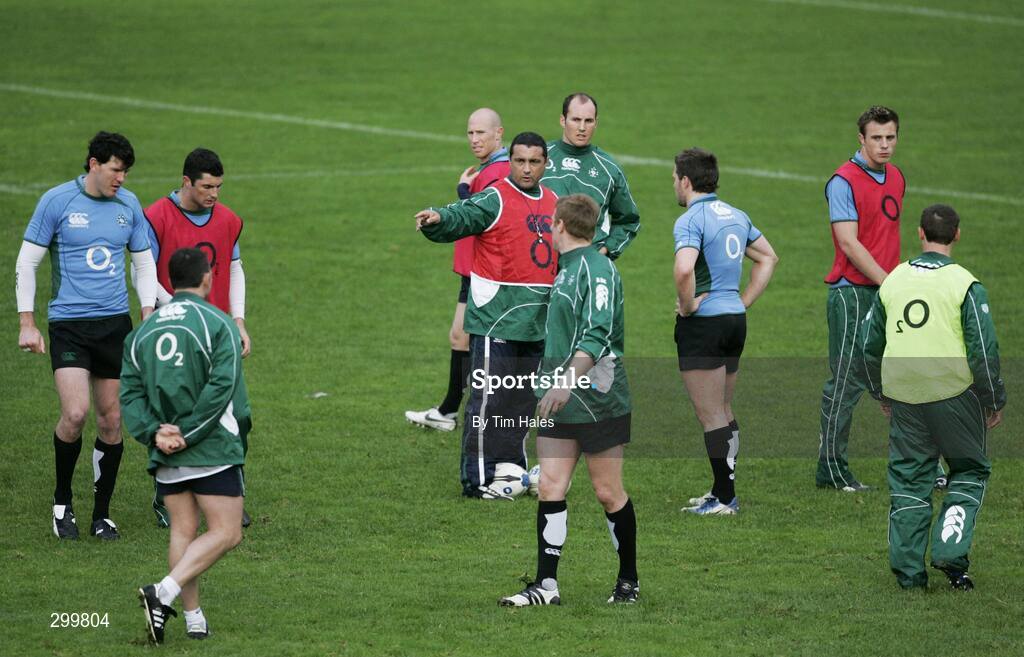 2 June 2008; Ireland's interim coach Michael Bradley during squad training. 2008 Ireland Rugby Summer Tour, squad training, Porirua Park, Wellington, New Zealand. Picture credit: Tim Hales / SPORTSFILE