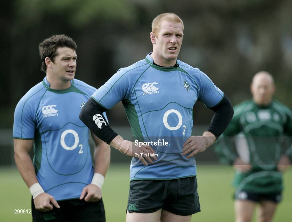 2 June 2008; Ireland's Paul O'Connell during squad training. 2008 Ireland Rugby Summer Tour, squad training, Porirua Park, Wellington, New Zealand. Picture credit: Tim Hales / SPORTSFILE