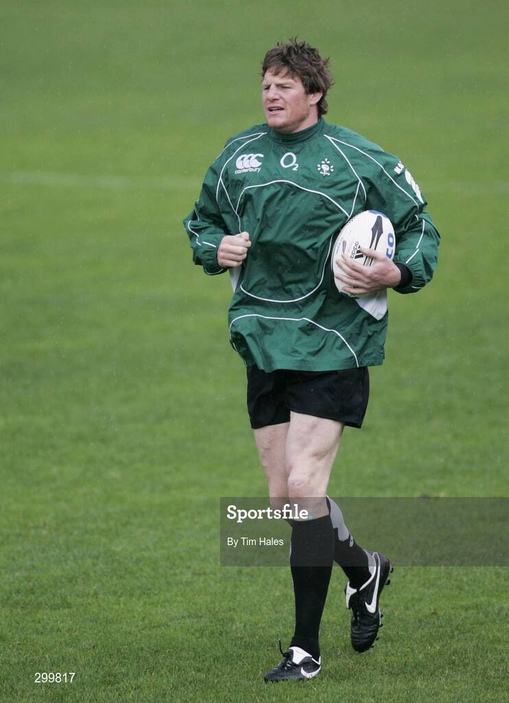 2 June 2008; Ireland's Malcolm O'Kelly in action during squad training. 2008 Ireland Rugby Summer Tour, squad training, Porirua Park, Wellington, New Zealand. Picture credit: Tim Hales / SPORTSFILE