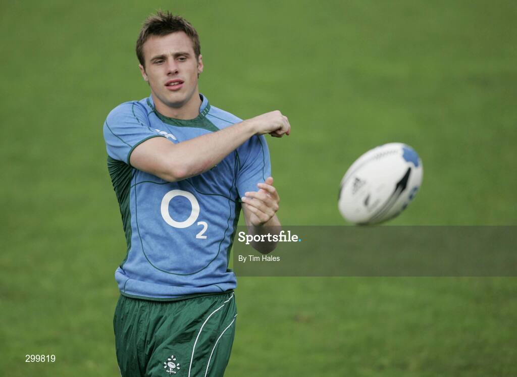 2 June 2008; Ireland's Tommy Bowe in action during squad training. 2008 Ireland Rugby Summer Tour, squad training, Porirua Park, Wellington, New Zealand. Picture credit: Tim Hales / SPORTSFILE