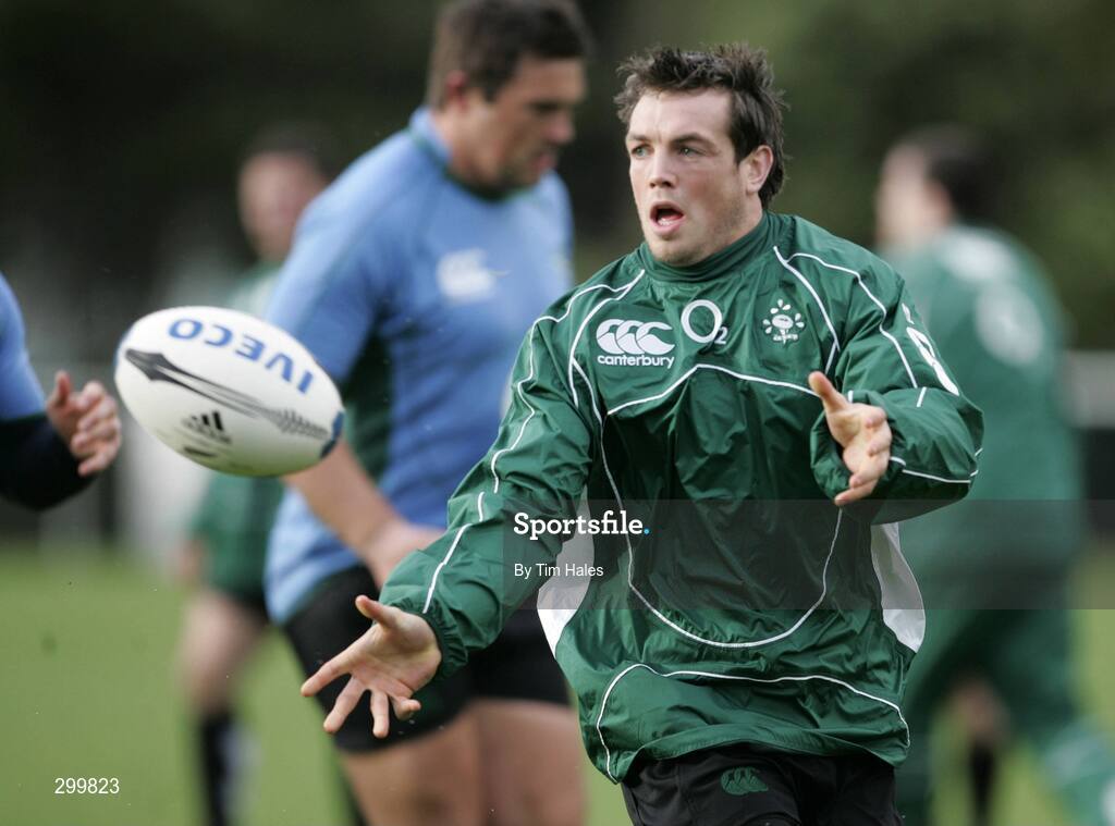 2 June 2008; Ireland's Ian Dowling in action during squad training. 2008 Ireland Rugby Summer Tour, squad training, Porirua Park, Wellington, New Zealand. Picture credit: Tim Hales / SPORTSFILE