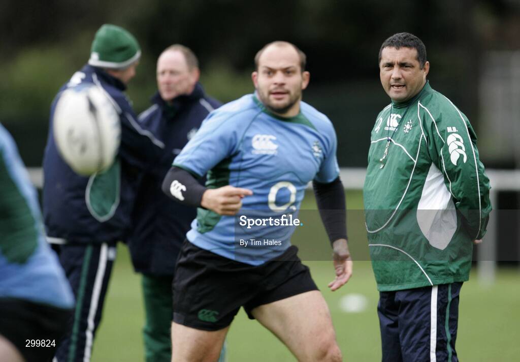 2 June 2008; Ireland's interim coach Michael Bradley during squad training. 2008 Ireland Rugby Summer Tour, squad training, Porirua Park, Wellington, New Zealand. Picture credit: Tim Hales / SPORTSFILE
