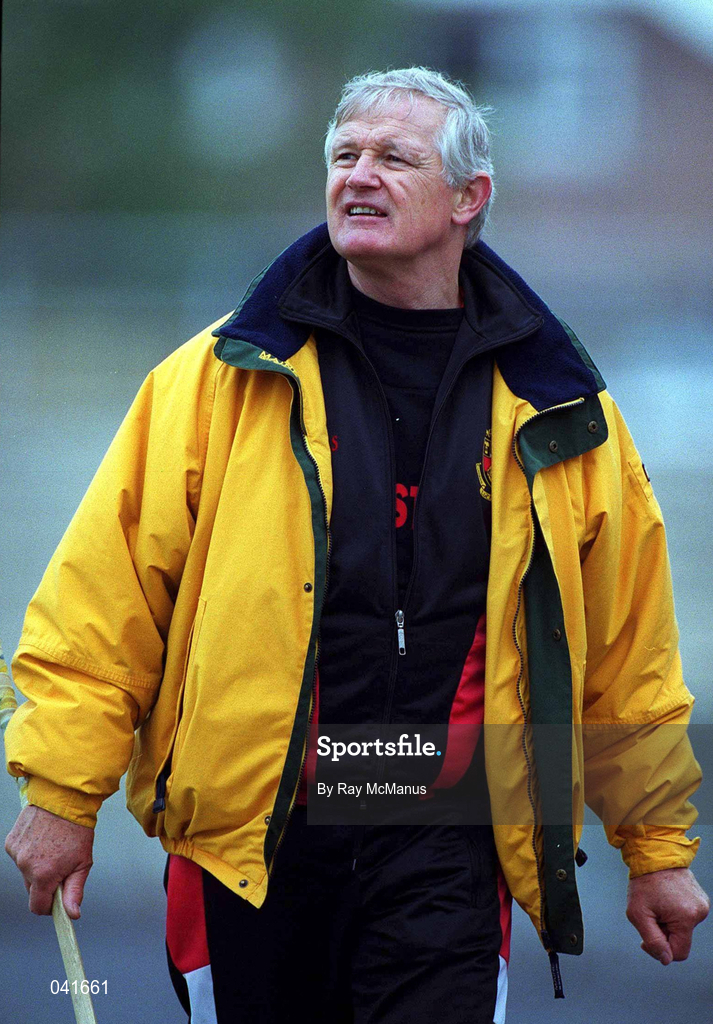 3 June 2000; Down manager Jimmy O'Reilly during the Guinness Ulster Senior Hurling Championship Quarter-Final between Down and New York at Casement Park in Belfast. Photo by Ray McManus/Sportsfile