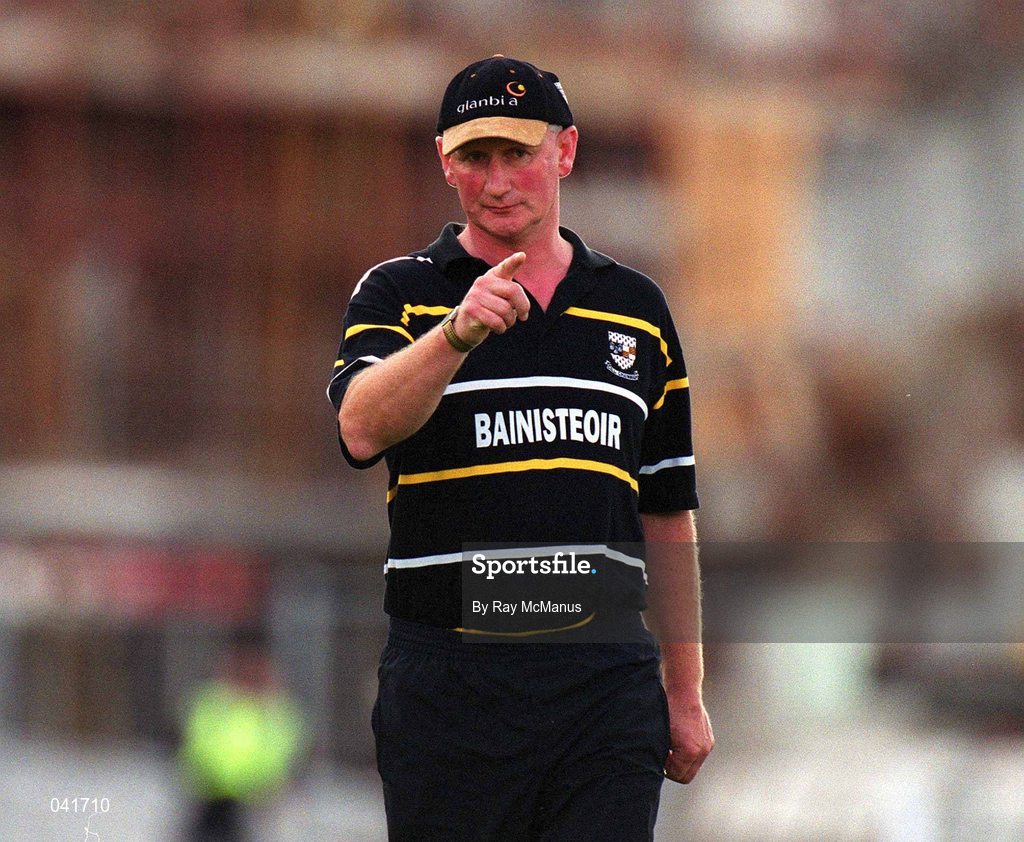 9 July 2000; Kilkenny manager Brian Cody during the Guinness Leinster Senior Hurling Championship Final match between Kilkenny and Offaly at Croke Park in Dublin. Photo by Ray McManus/Sportsfile