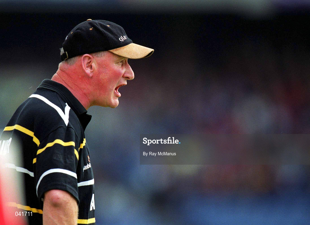 9 July 2000; Kilkenny manager Brian Cody during the Guinness Leinster Senior Hurling Championship Final match between Kilkenny and Offaly at Croke Park in Dublin. Photo by Ray McManus/Sportsfile