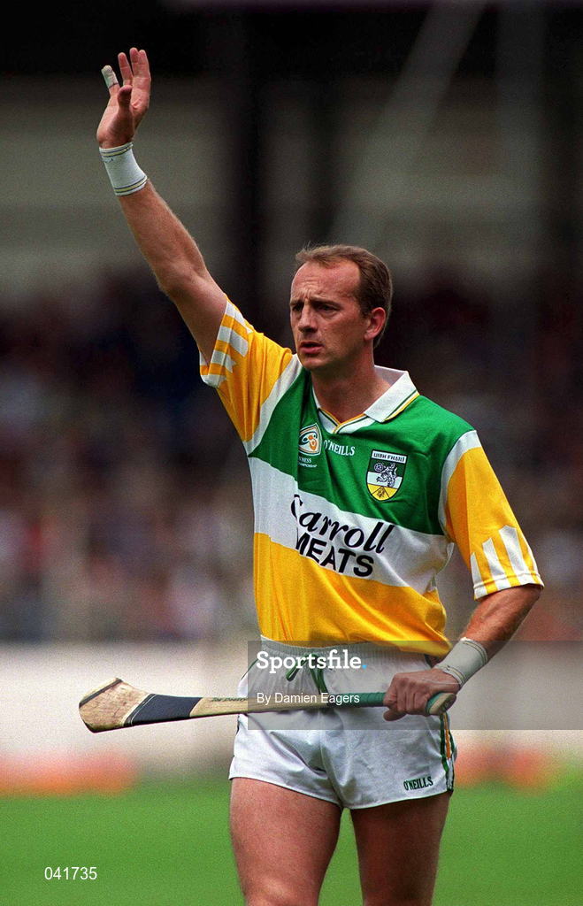 9 July 2000; Joe Dooley of Offaly during the Guinness Leinster Senior Hurling Championship Final match between Kilkenny and Offaly at Croke Park in Dublin. Photo by Damien Eagers/Sportsfile
