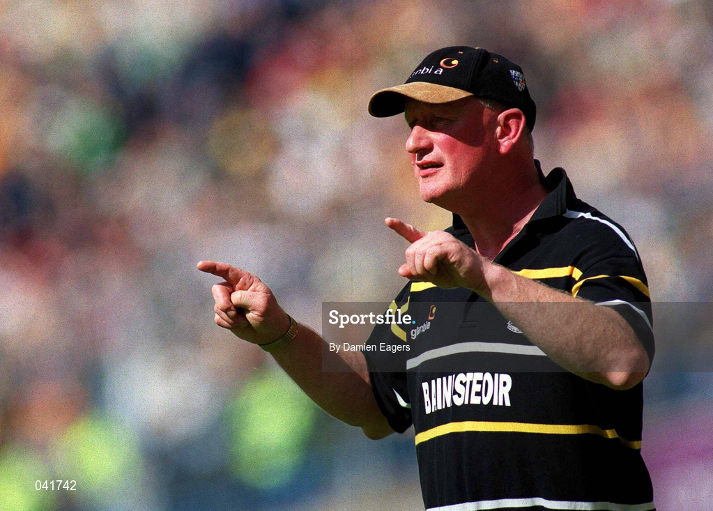 9 July 2000; Kilkenny manager Brian Cody during the Guinness Leinster Senior Hurling Championship Final match between Kilkenny and Offaly at Croke Park in Dublin. Photo by Damien Eagers/Sportsfile