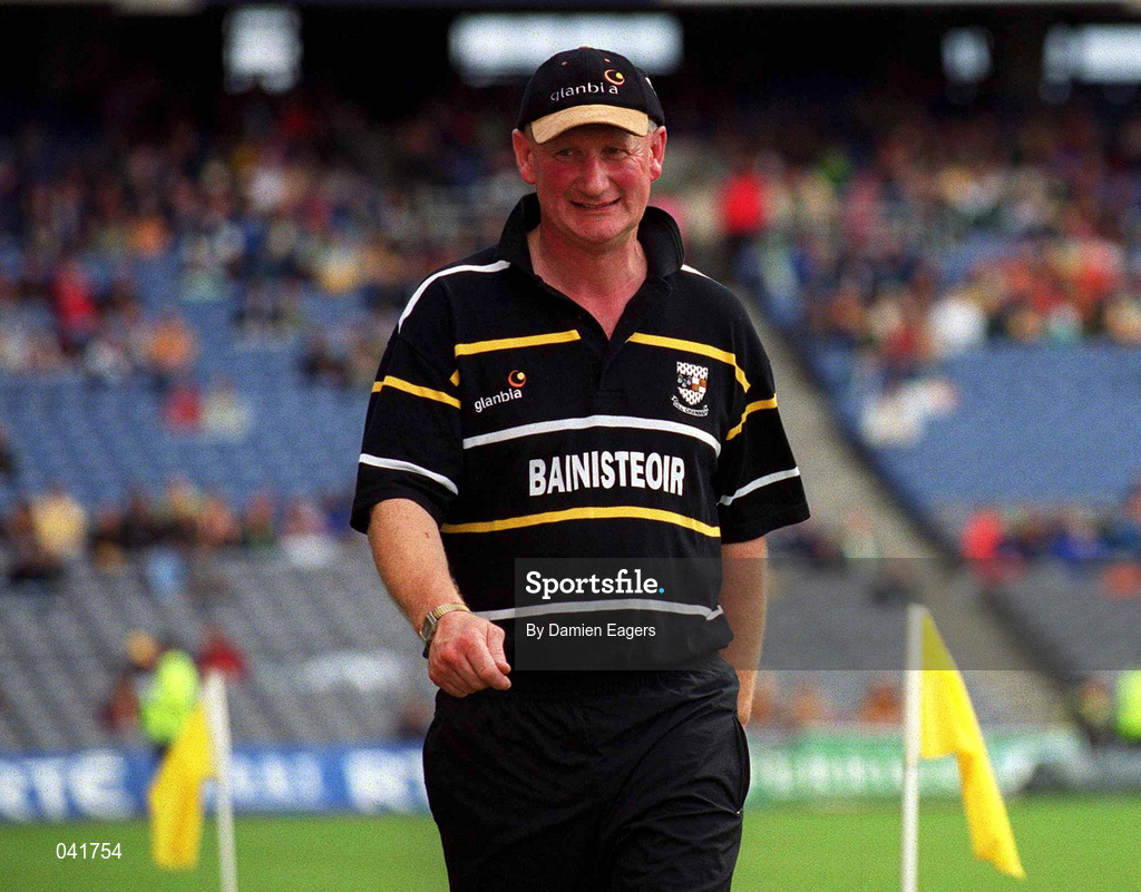 9 July 2000; Kilkenny manager Brian Cody during the Guinness Leinster Senior Hurling Championship Final match between Kilkenny and Offaly at Croke Park in Dublin. Photo by Damien Eagers/Sportsfile