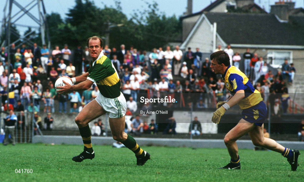 19 July 1992; Jack O'Shea of Kerry during the Munster Senior Football Championship Final match between Clare and Kerry at the Gaelic Grounds in Limerick. Photo by Áine O'Neill/Sportsfile