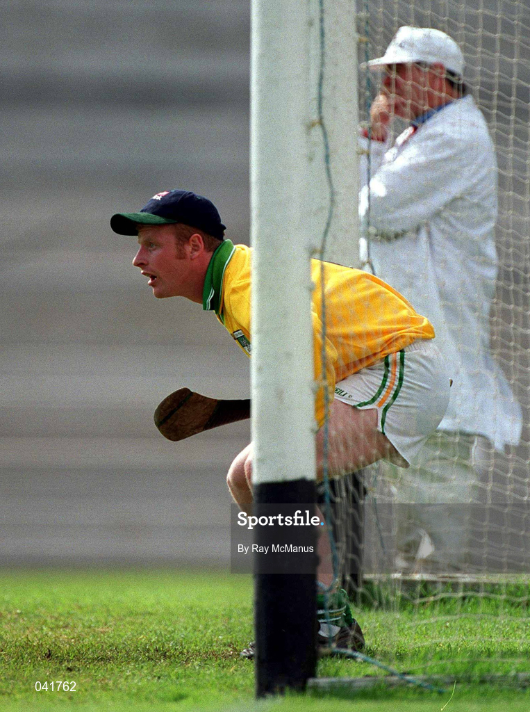 9 July 2000; Stephen Byrne of Offaly during the Guinness Leinster Senior Hurling Championship Final match between Kilkenny and Offaly at Croke Park in Dublin. Photo by Ray McManus/Sportsfile