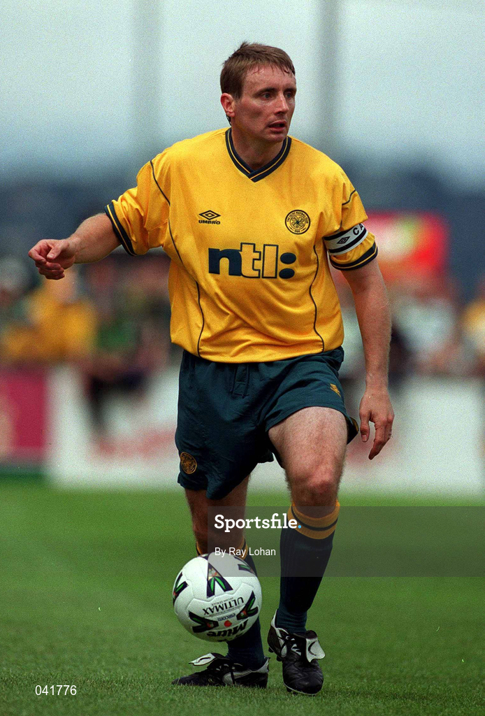9 July 2000; Tom Boyd of Celtic during the Pre-Season Friendly between Bray Wanderers and Celtic at the Carlisle Grounds in Bray, Wicklow. Photo by Ray Lohan/Sportsfile