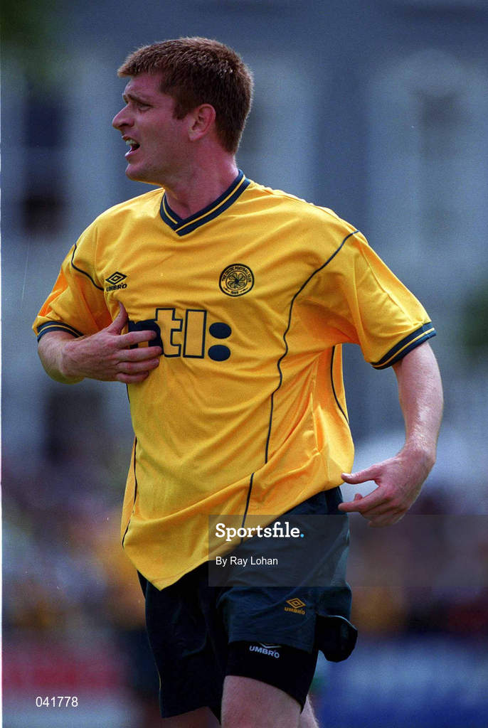 9 July 2000; Tommy Johnson of Celtic during the Pre-Season Friendly between Bray Wanderers and Celtic at the Carlisle Grounds in Bray, Wicklow. Photo by Ray Lohan/Sportsfile