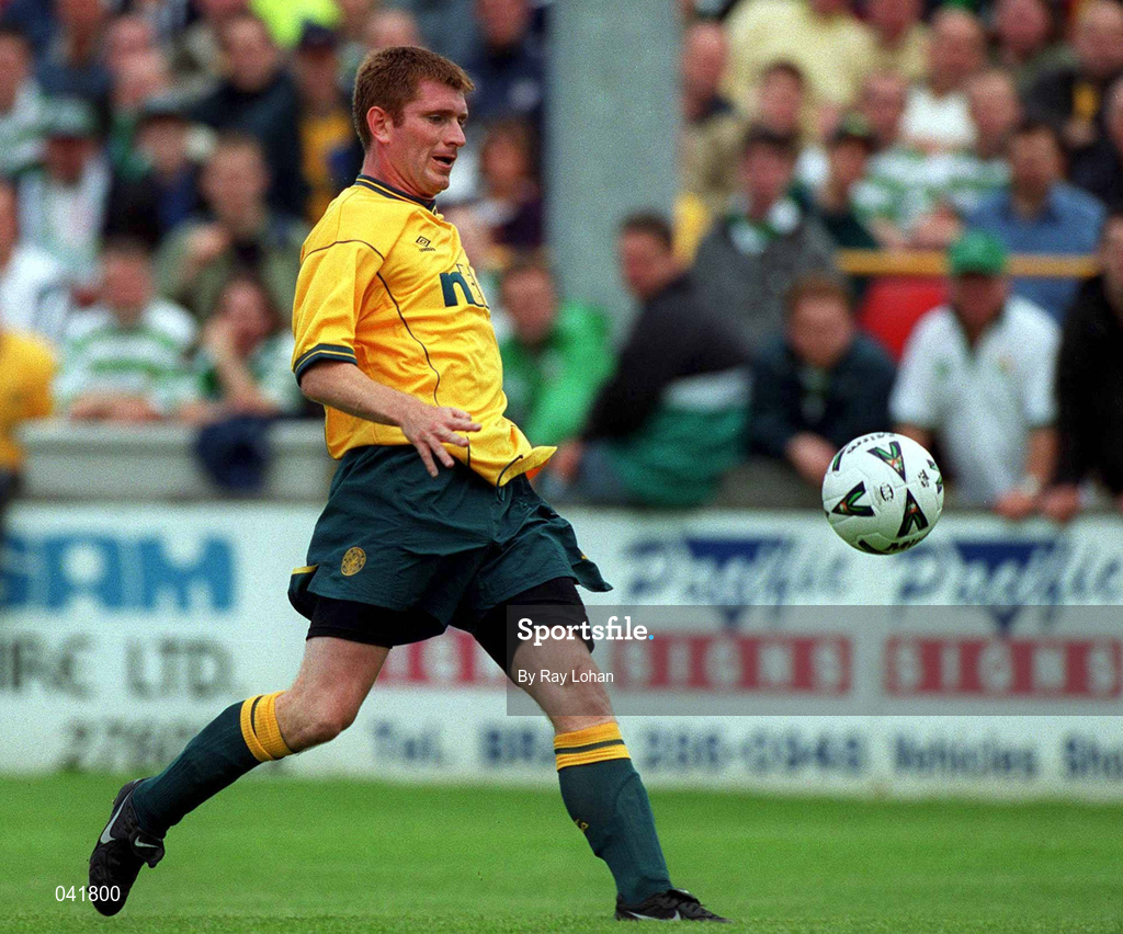 9 July 2000; Tommy Johnson of Celtic during the Pre-Season Friendly between Bray Wanderers and Celtic at the Carlisle Grounds in Bray, Wicklow. Photo by Ray Lohan/Sportsfile