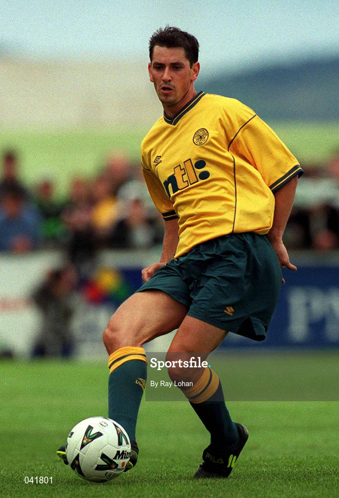 9 July 2000; Jackie McNamara of Celtic during the Pre-Season Friendly between Bray Wanderers and Celtic at the Carlisle Grounds in Bray, Wicklow. Photo by Ray Lohan/Sportsfile