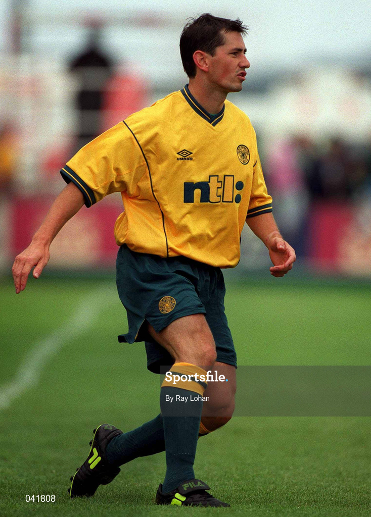 9 July 2000; Jackie McNamara of Celtic during the Pre-Season Friendly between Bray Wanderers and Celtic at the Carlisle Grounds in Bray, Wicklow. Photo by Ray Lohan/Sportsfile
