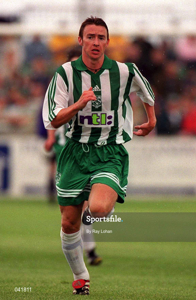 9 July 2000; Philip Keogh of Bray Wanderers during the Pre-Season Friendly between Bray Wanderers and Celtic at the Carlisle Grounds in Bray, Wicklow. Photo by Ray Lohan/Sportsfile