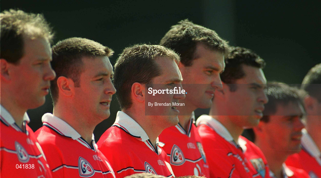 18 June 2000; Ciaran O'Sullivan of Cork ahead of the Bank of Ireland Munster Senior Football Championship Semi-Final between Kerry and Cork at Fitzgerald Stadium in Killarney, Kerry. Photo By Brendan Moran/Sportsfile