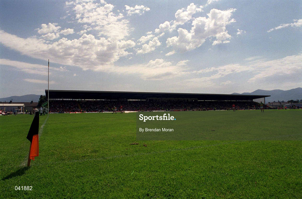 18 June 2000; A general view during the Bank of Ireland Munster Senior Football Championship Semi-Final between Kerry and Cork at Fitzgerald Stadium in Killarney, Kerry. Photo By Brendan Moran/Sportsfile