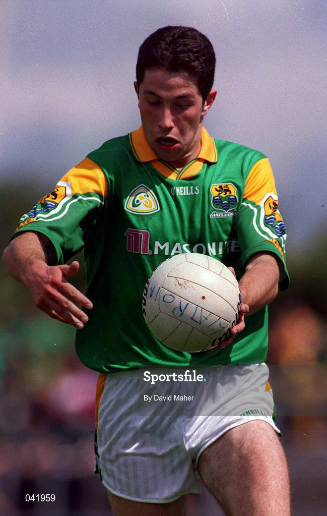 2 July 2000; Ronan Haslette of Leitrim during the Bank of Ireland Connacht Senior Football Championship Semi-Final match between Roscommon and Leitrim at Dr Hyde Park in Roscommon. Photo by David Maher/Sportsfile