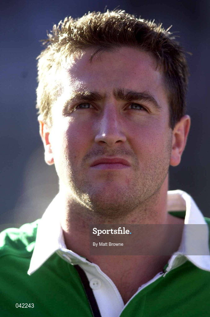 3 June 2000; Peter McKenna of Ireland ahead of the Rugby International match between Argentina and Ireland at Club Atletico Ferrocarril Oeste in Buenos Aires, Argentina. Photo by Matt Browne/Sportsfile