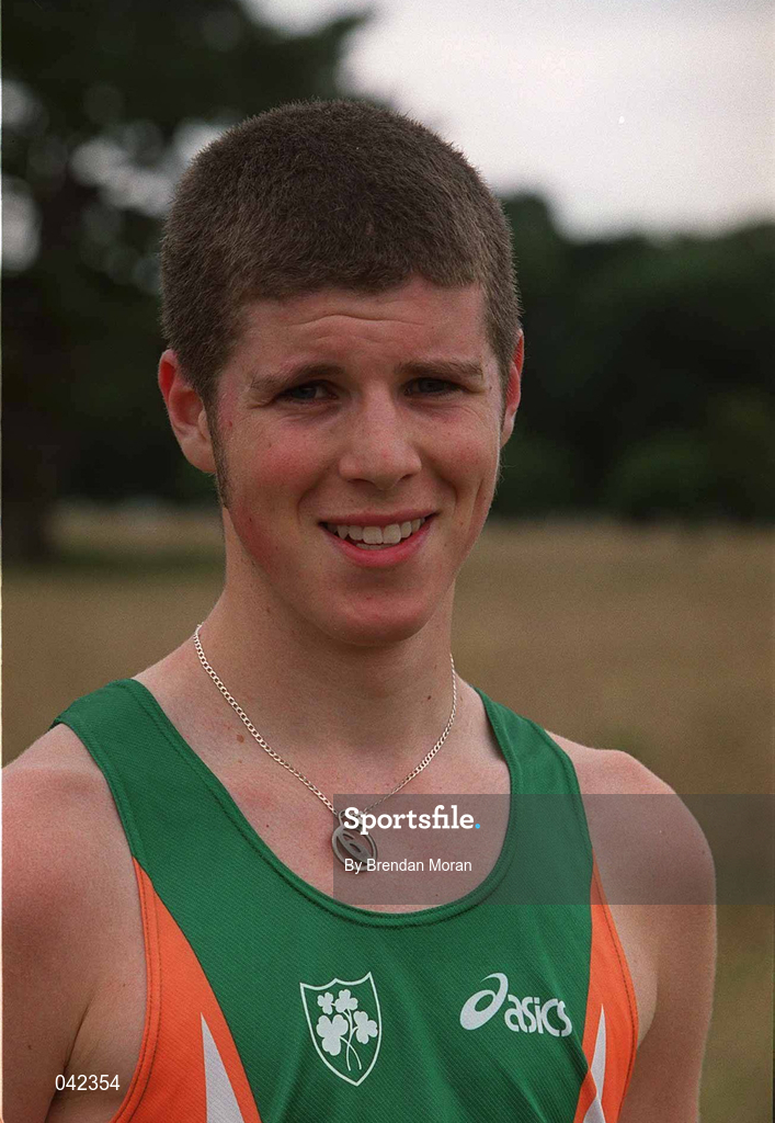 15 July 2000; Colin Griffin during a Team Ireland Race Walking training session in Pheonix Park, Dublin, ahead of the 2000 Olympic Games which will be held in Sydney, Australia. Photo By Brendan Moran/Sportsfile