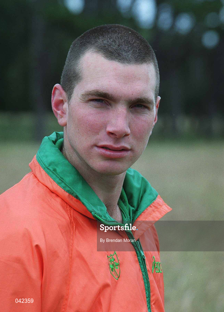 15 July 2000; Jamie Costin during a Team Ireland Race Walking training session in Pheonix Park, Dublin, ahead of the 2000 Olympic Games which will be held in Sydney, Australia. Photo By Brendan Moran/Sportsfile
