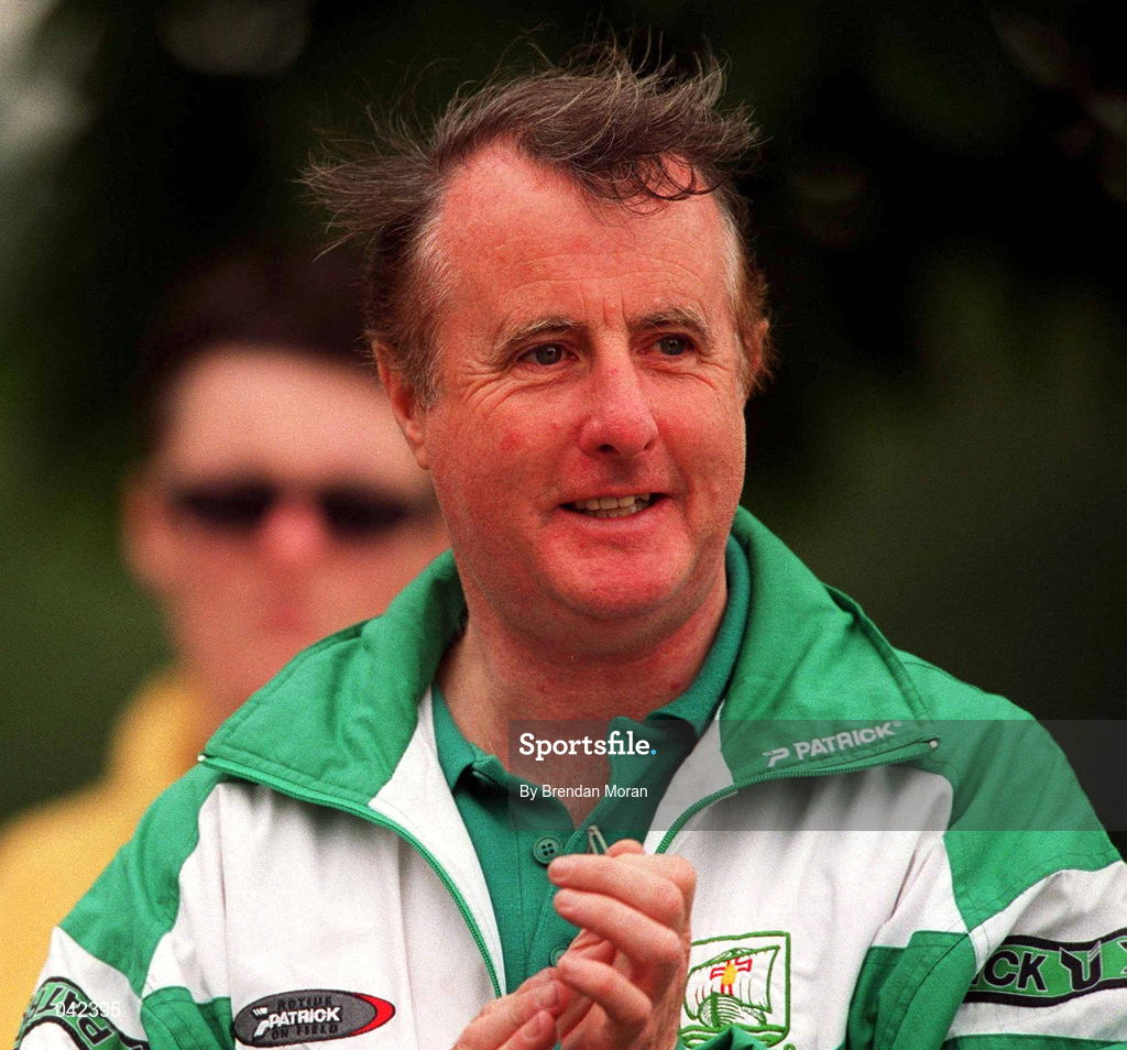 15 July 2000; National Coach for Race Walking Bernie O'Callaghan during a Team Ireland Race Walking training session in Pheonix Park, Dublin, ahead of the 2000 Olympic Games which will be held in Sydney, Australia. Photo By Brendan Moran/Sportsfile