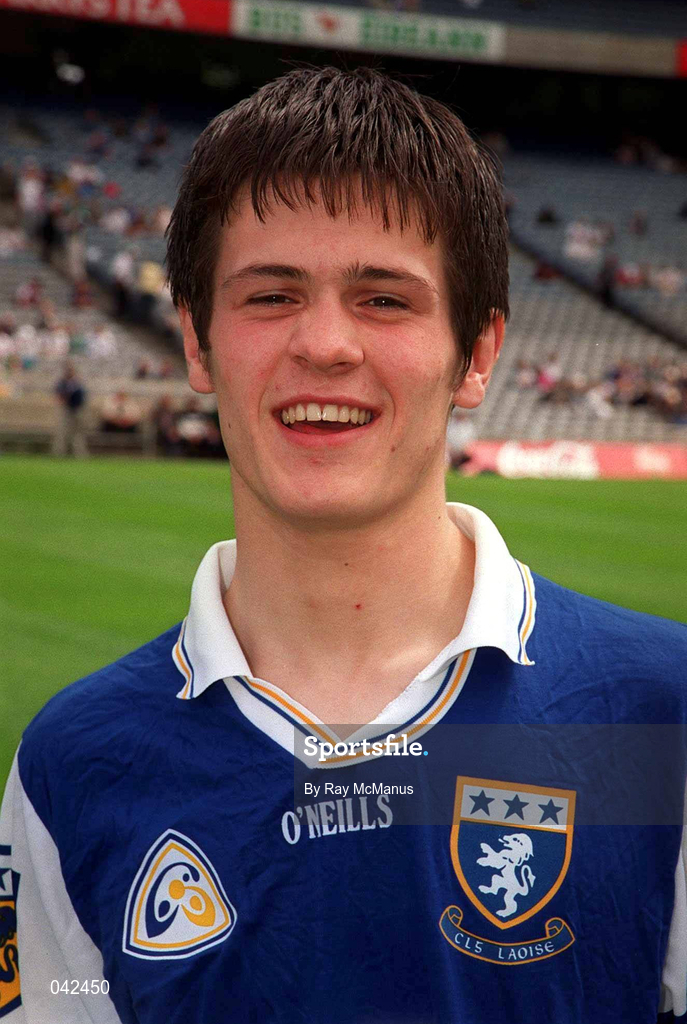 16 July 2000; Laois captain Malachy McNulty ahead of the Leinster Minor Football Championship Semi-Final Replay match between Westmeath and Laois at Croke Park in Dublin. Photo by Ray McManus/Sportsfile