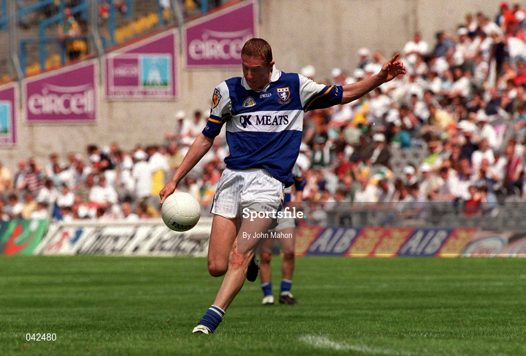 16 July 2000; Darragh McEvoy of Laois during the Leinster Minor Football Championship Semi-Final Replay match between Westmeath and Laois at Croke Park in Dublin. Photo by John Mahon/Sportsfile