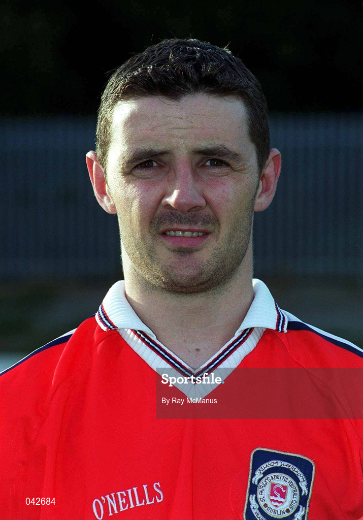 11 July 2000; Willie Burke during St Patrick's Athletic Squad Portraits at Richmond Park in Dublin. Photo by Ray McManus/Sportsfile