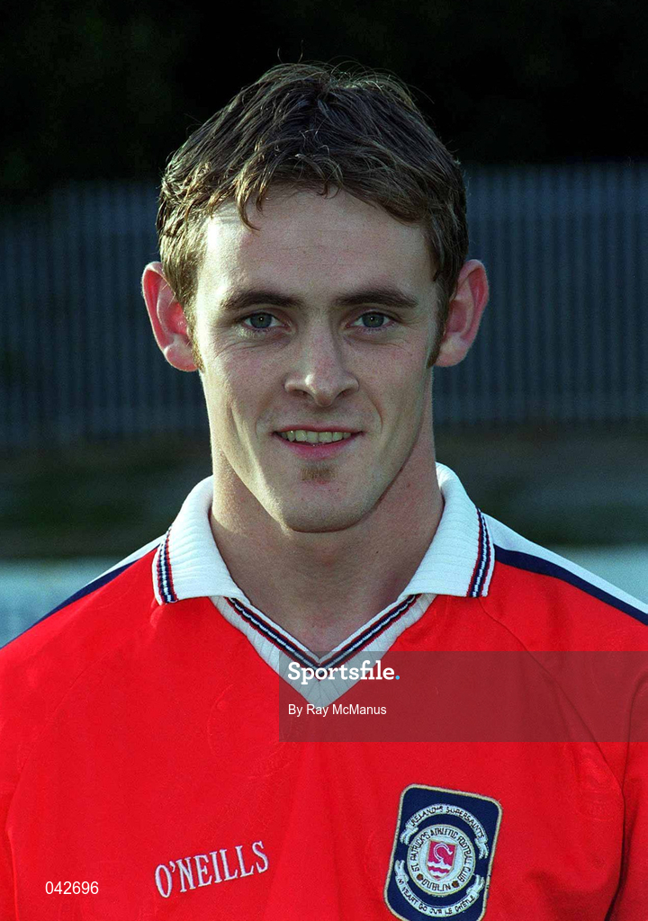11 July 2000; Alan McNevin during St Patrick's Athletic Squad Portraits at Richmond Park in Dublin. Photo by Ray McManus/Sportsfile