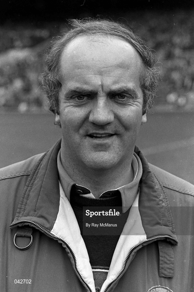 16 April 1989; Galway manager Cyril Farrell ahead of  Royal Liver National Hurling League Semi-Final match between Galway and Dublin at Croke Park in Dublin. Photo by Ray McManus/Sportsfile