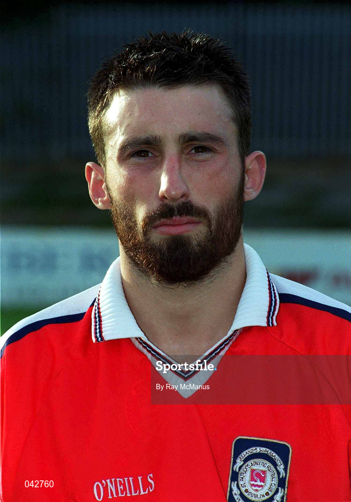 11 July 2000; Gordon Johnstone during St Patrick's Athletic Squad Portraits at Richmond Park in Dublin. Photo by Ray McManus/Sportsfile