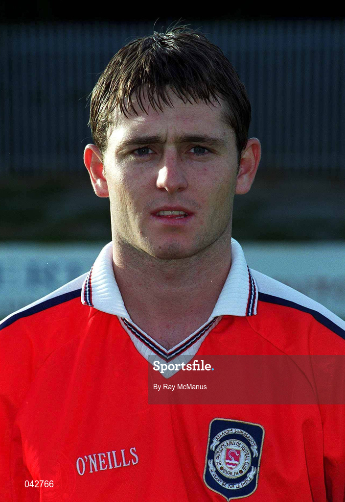 11 July 2000; Des Byrne during St Patrick's Athletic Squad Portraits at Richmond Park in Dublin. Photo by Ray McManus/Sportsfile