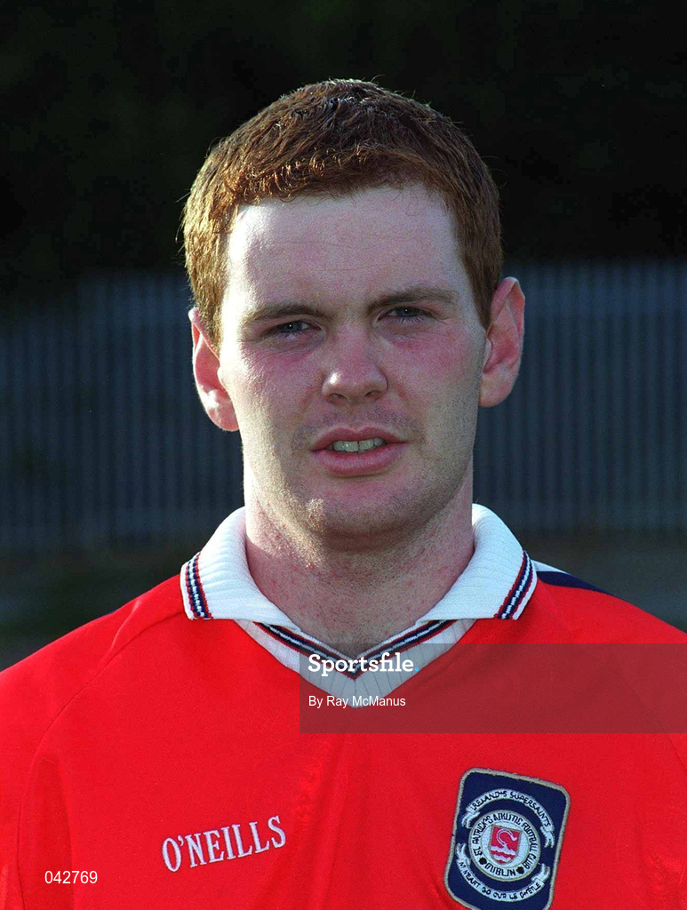 11 July 2000; Colm Foley during St Patrick's Athletic Squad Portraits at Richmond Park in Dublin. Photo by Ray McManus/Sportsfile