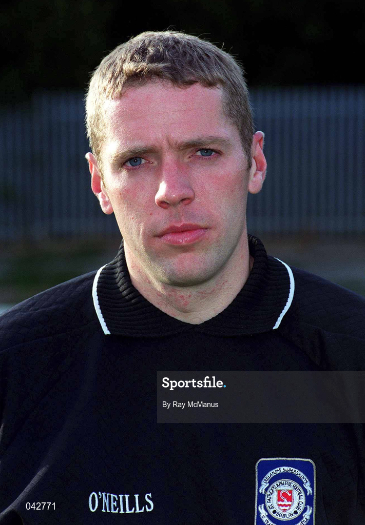 11 July 2000; Seamus Kelly during St Patrick's Athletic Squad Portraits at Richmond Park in Dublin. Photo by Ray McManus/Sportsfile