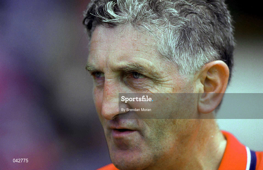 16 July 2000; Cork manager Teddy Holland during the Munster Minor Football Championship Final between Kerry and Cork at the Gaelic Grounds in Limerick. Photo By Brendan Moran/Sportsfile