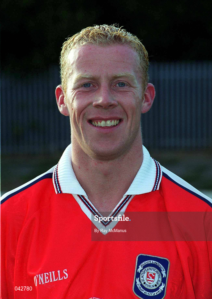 11 July 2000; Stephen McGuinness during St Patrick's Athletic Squad Portraits at Richmond Park in Dublin. Photo by Ray McManus/Sportsfile