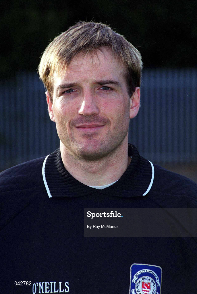 11 July 2000; John Browne during St Patrick's Athletic Squad Portraits at Richmond Park in Dublin. Photo by Ray McManus/Sportsfile