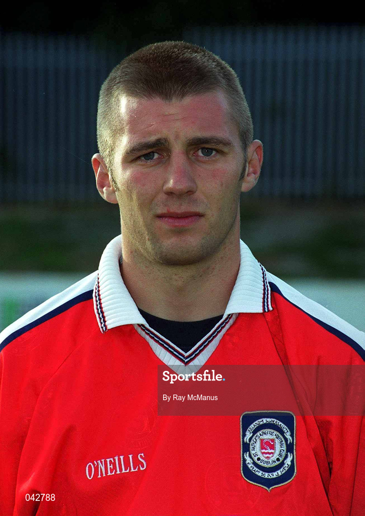 11 July 2000; Trevor Croly during St Patrick's Athletic Squad Portraits at Richmond Park in Dublin. Photo by Ray McManus/Sportsfile