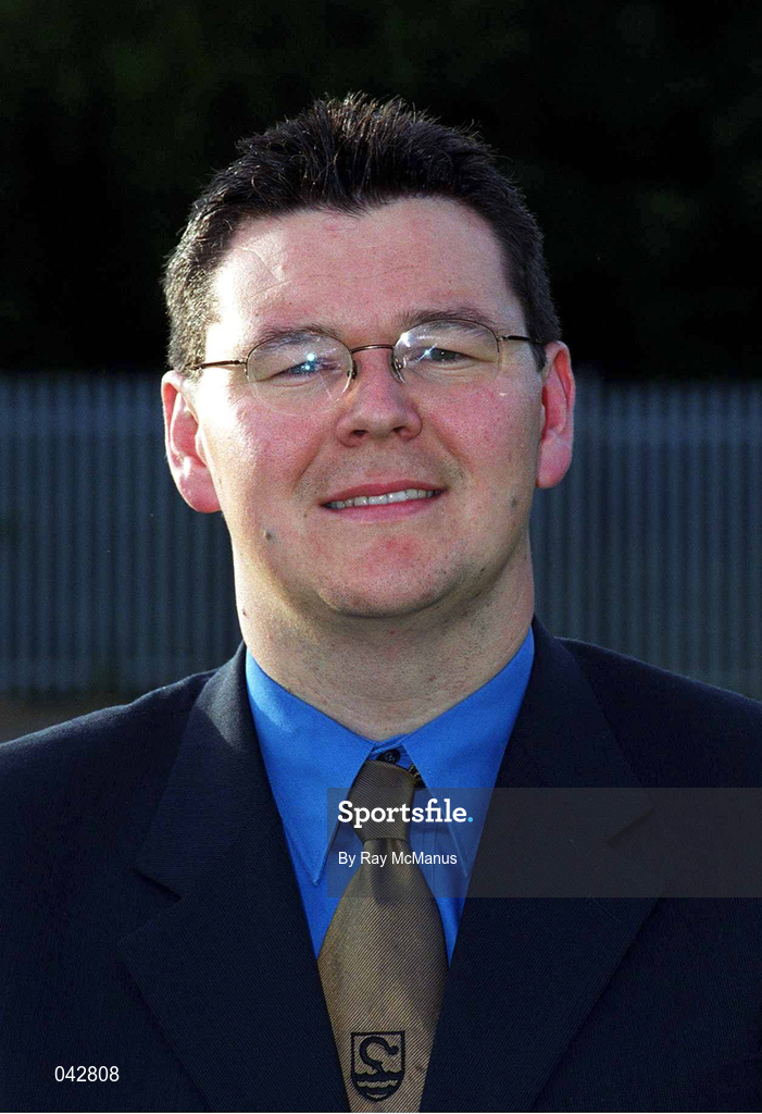11 July 2000; St Patrick's Athletic Commercial Manager Ken Murrary during St Patrick's Athletic Squad Portraits at Richmond Park in Dublin. Photo by Ray McManus/Sportsfile