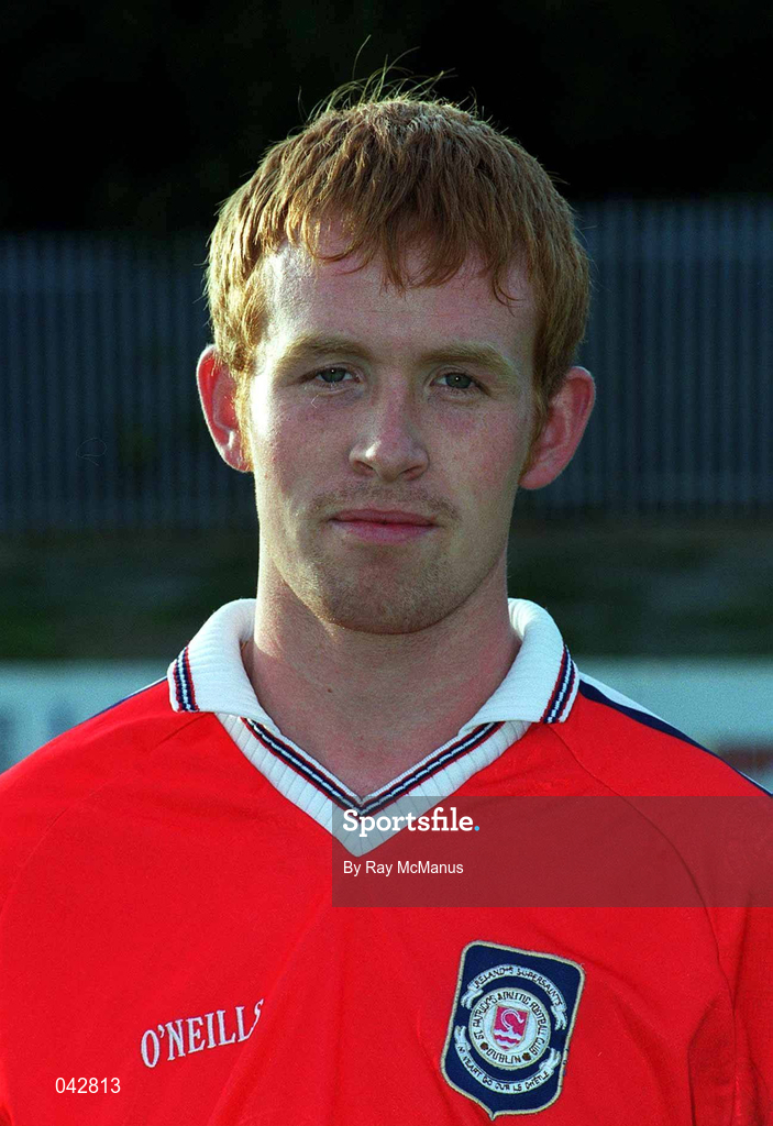 11 July 2000; Wayne Harpur during St Patrick's Athletic Squad Portraits at Richmond Park in Dublin. Photo by Ray McManus/Sportsfile