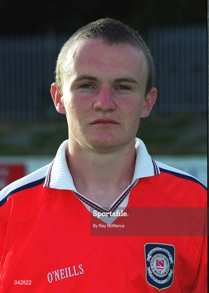 11 July 2000; Barry Lennon during St Patrick's Athletic Squad Portraits at Richmond Park in Dublin. Photo by Ray McManus/Sportsfile