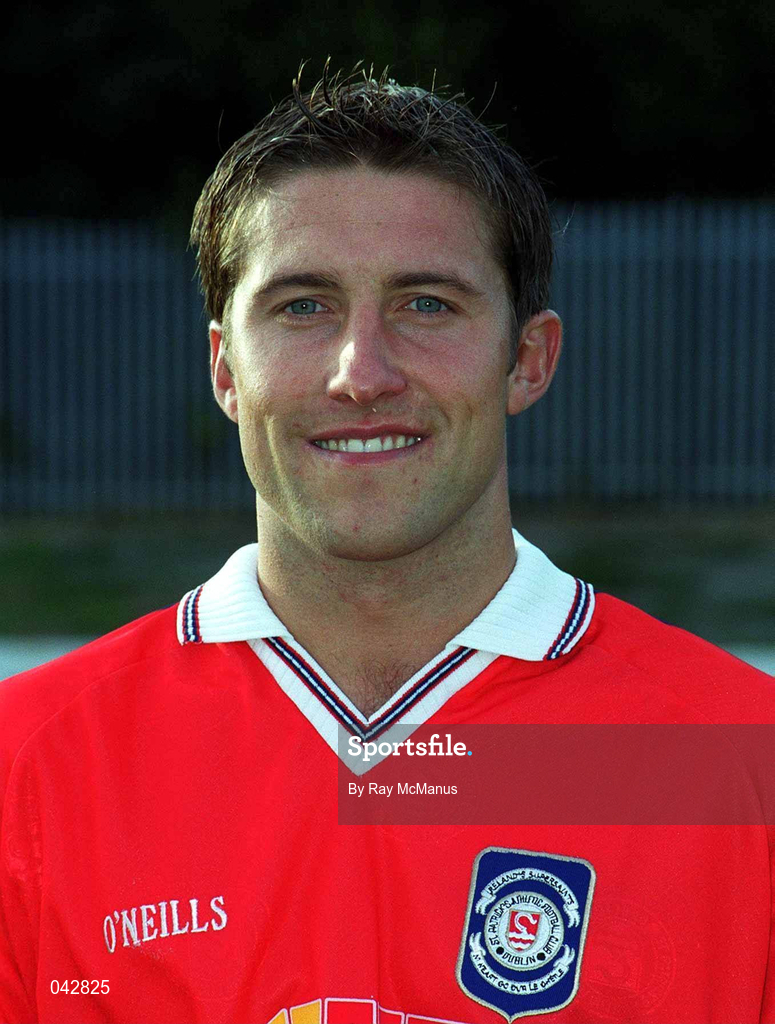 11 July 2000; Marcus Hallows during St Patrick's Athletic Squad Portraits at Richmond Park in Dublin. Photo by Ray McManus/Sportsfile